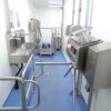 Hygiënesluis met EK800, RVS handwasbak en Highline met EK800