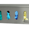 RVS handschoendispenser voor 4 dozen