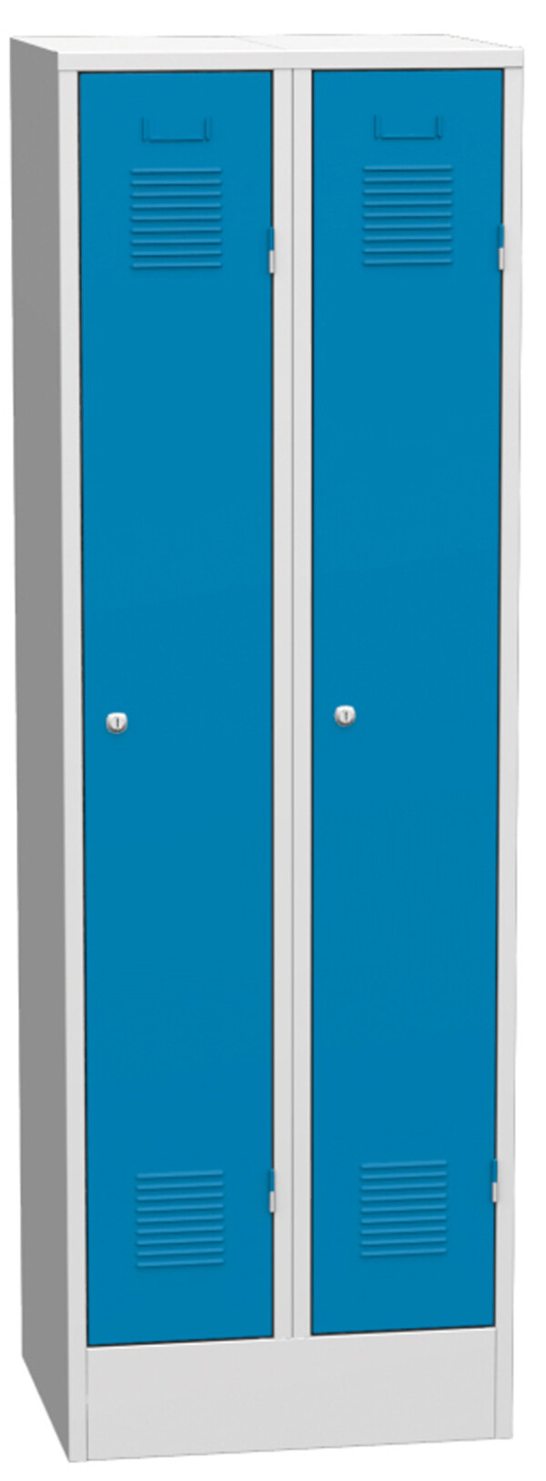 Stalen garderobekast 2x1 deur
