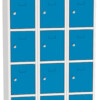 Stalen vakkenkast met 3x5 deuren