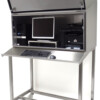 RVS computerkast CK4 verrijdbaar