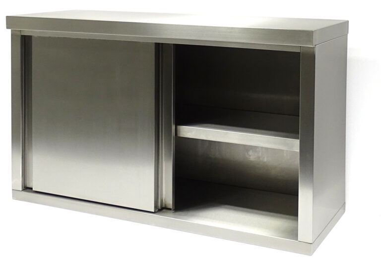 RVS wandkast met schuifdeuren