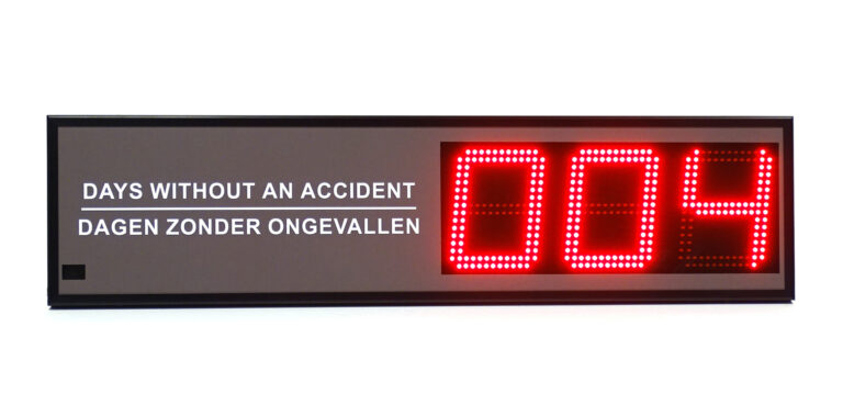 Ongevallen LED display