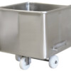 RVS normwagen 200 liter
