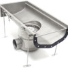 RVS afvoergoot Ultra Pro met afvoerput