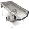 RVS roostergoot Ultra Pro met afvoerput