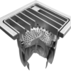 Doorsnede RVS afvoerput Ultra Pro