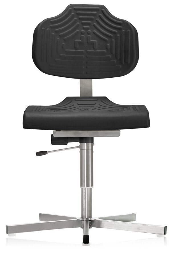 RVS ergonomische stoel met PUR integraalschuim zitting
